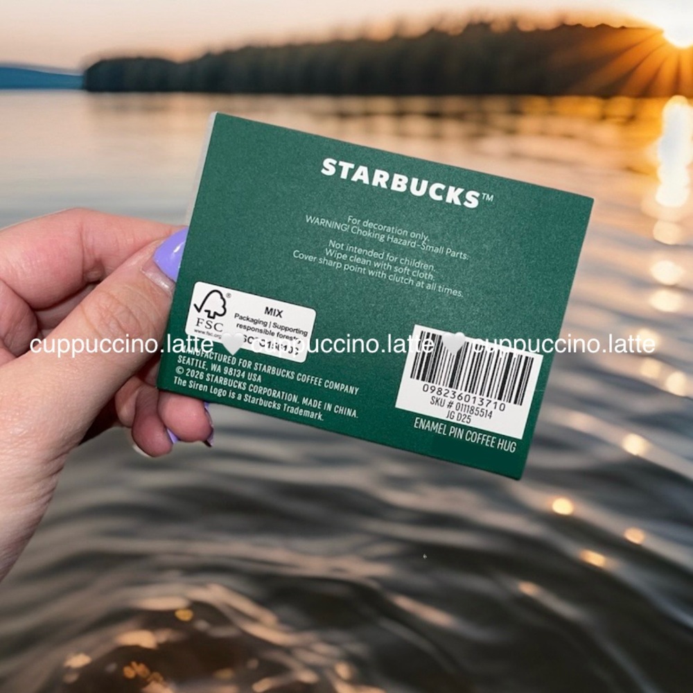 🤍NEW💚Starbucks 2026 Coffee Cup Hugs Limited Edition Collector Enamel Pin - Picture 3 of 3